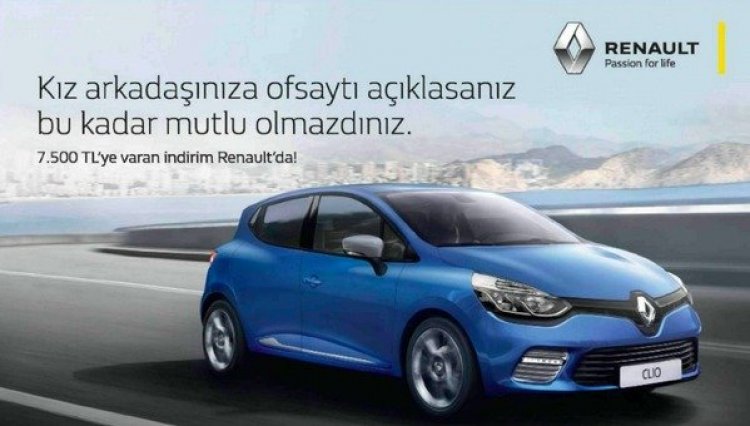 Renault: Cinsiyetçi reklam afişinizi kaldırın!